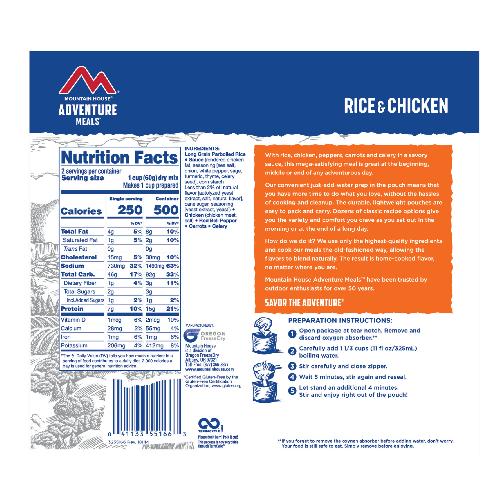 Mountain House Rice and Chicken-Pouch