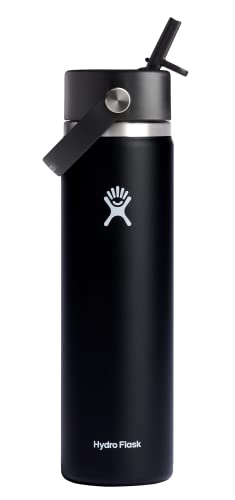Hydroflask 24 Oz Wide Mouth Water Bottle with Flex Straw