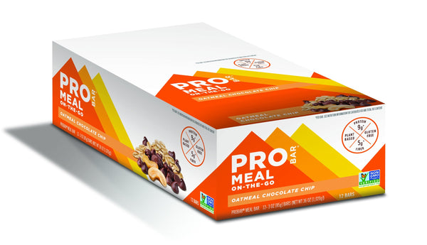 Probar Meal Bar Oatmeal Chocolate Chip 12-Pack