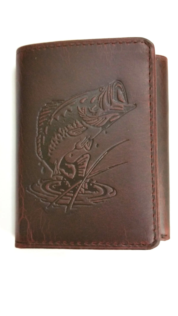Hickory Creek Tri-Fold Leather Wallet