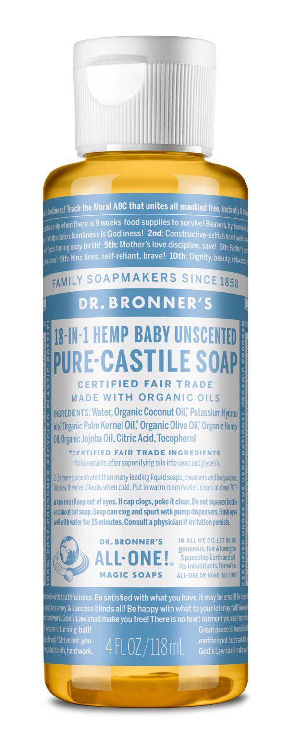 Dr Bronner's Baby Mild Liquid Soap