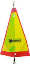 Yakima Bait Big Al's Medium Fish Flash & Fisherman's Marine & Outdoor Logo