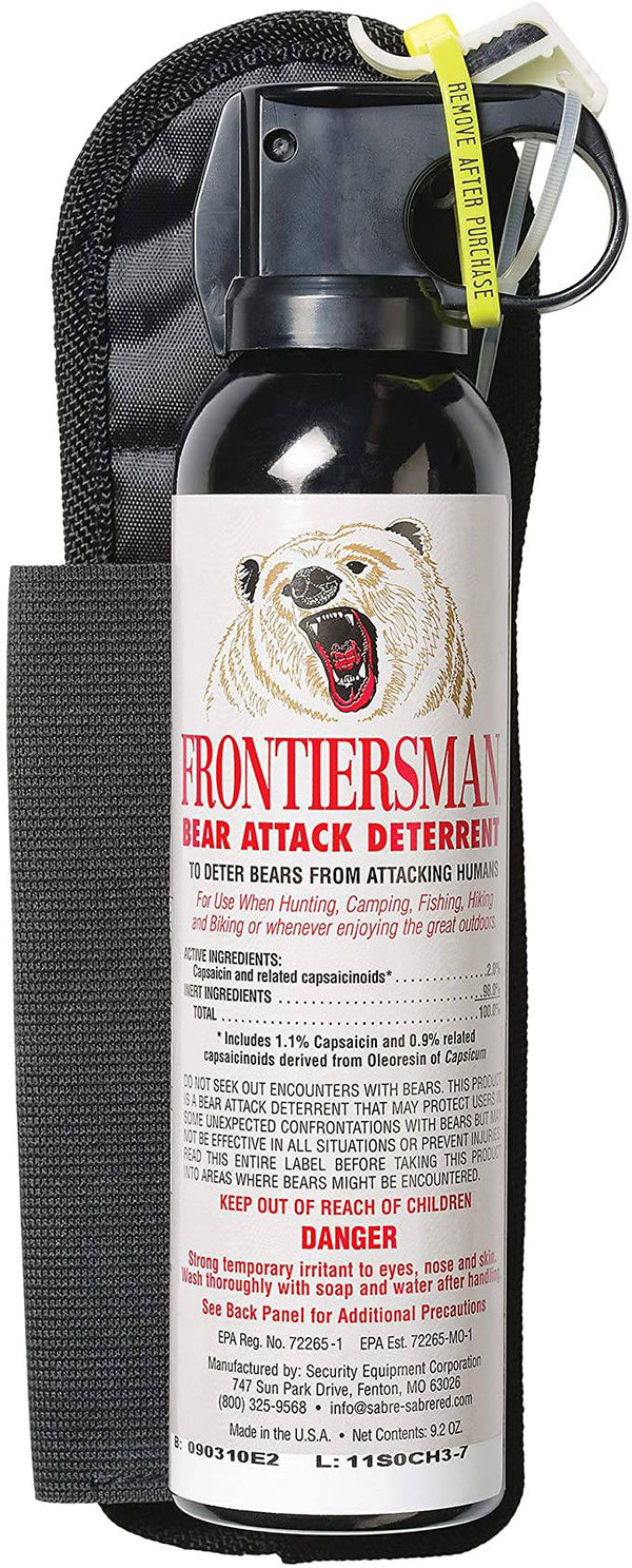 Frontiersman Bear Spray With Belt Holster