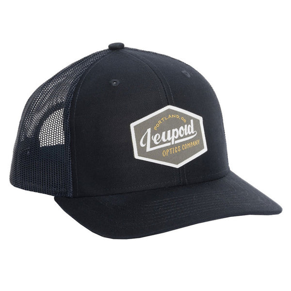 Leupold Trucker Navy Hat with Gray Label