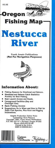 Oregon Fishing Map Nestucca River By Frank Amato Publications | Miyar ...