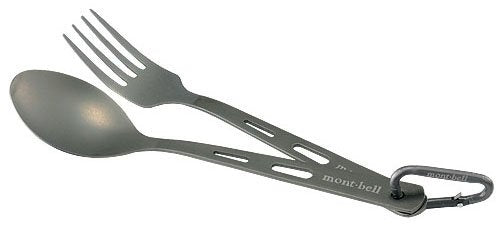 Montbell Titanium Spoon & Fork Set