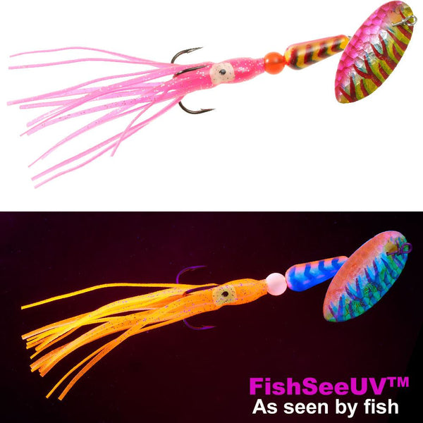 Panther Martin Fishseeuv Salmon & Steelhead Hammered Hoochie Spinners