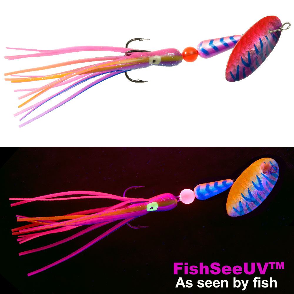 Panther Martin Fishseeuv Salmon & Steelhead Hammered Hoochie Spinners