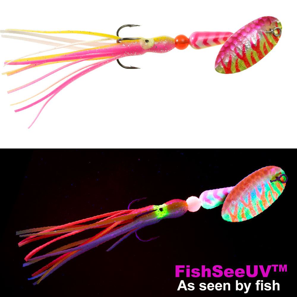 Panther Martin Fishseeuv Salmon & Steelhead Hammered Hoochie Spinners
