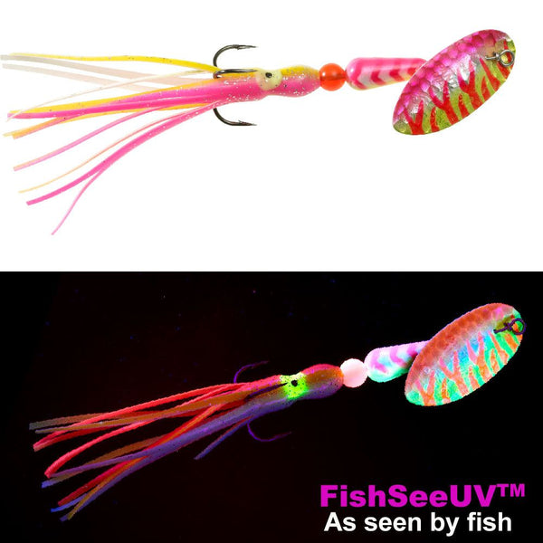 Panther Martin Fishseeuv Salmon & Steelhead Hammered Hoochie Spinners