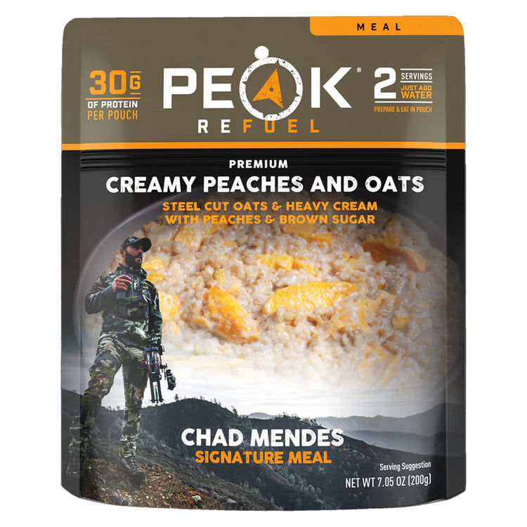Peak Refuel Peaches & Cream Steel Cut Oatmeal