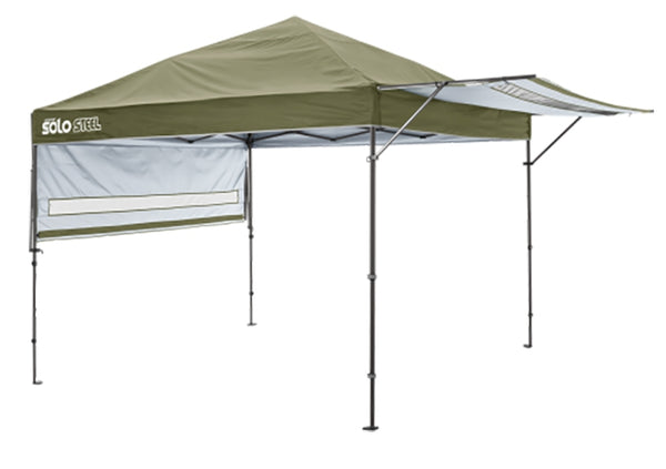 Quik Shade Solo Steel 10x17 Straight Leg Canopy Tent w/Awning