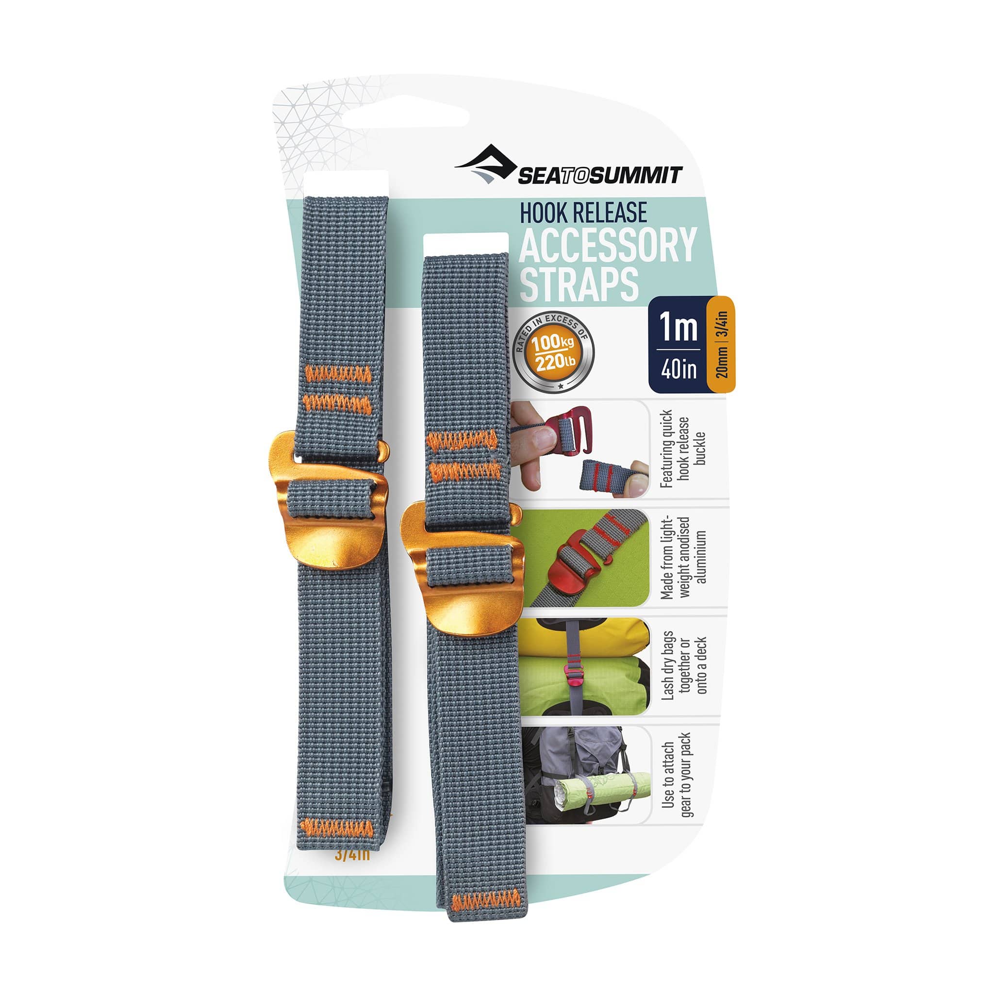 Sea To Summit Accessory Straps With Hook
