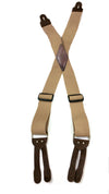 Hickory Creek Super Terry Web Stretch & Leather End Suspenders