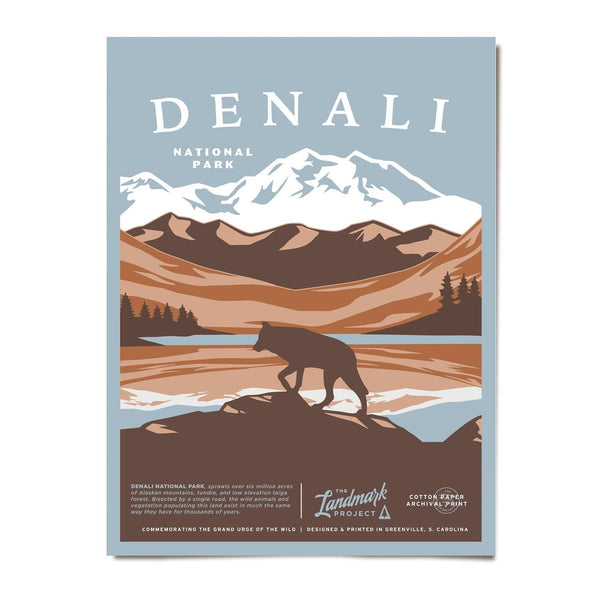 The Landmark Project Denali National Park Poster