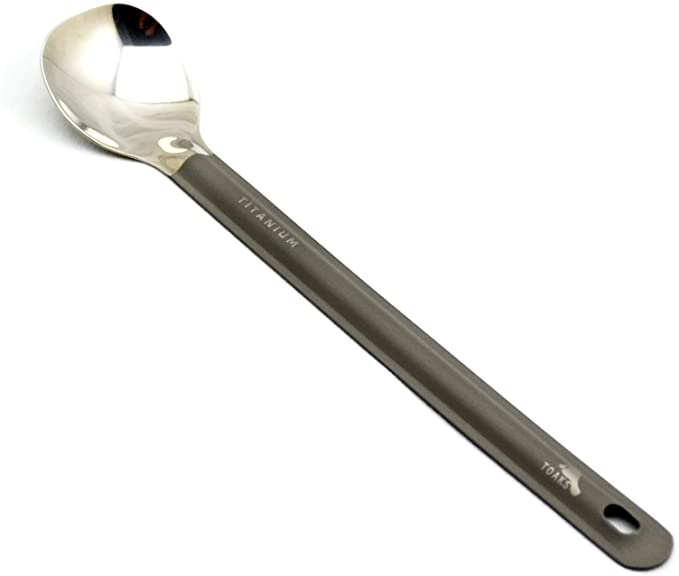 Toaks Titanium Long Handle Polished Spoon