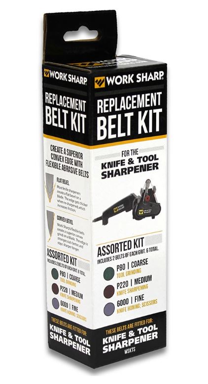 Work Sharp Replacement Electric Knife & Tool Sharpener Assorted Belt Kit